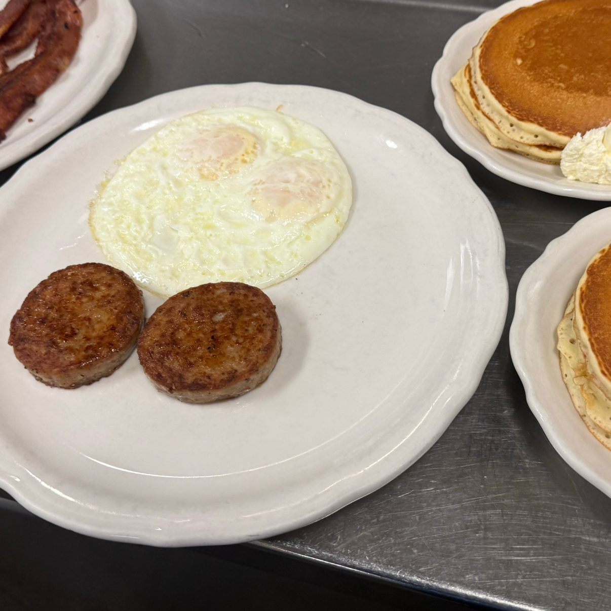 Turkey Sausage & Eggs.