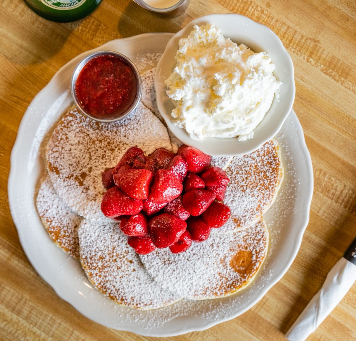 Strawberry Pancakes.