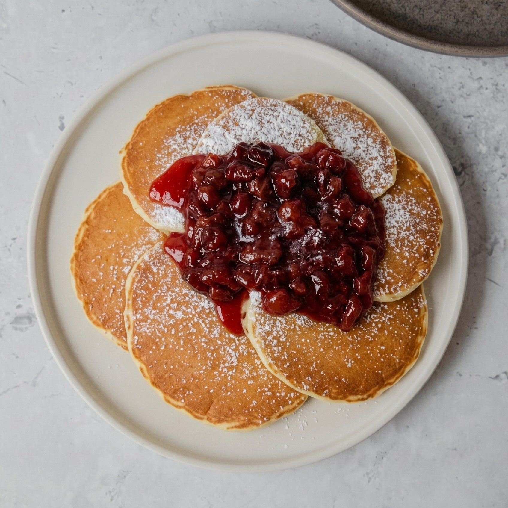 Cherry Pancakes.