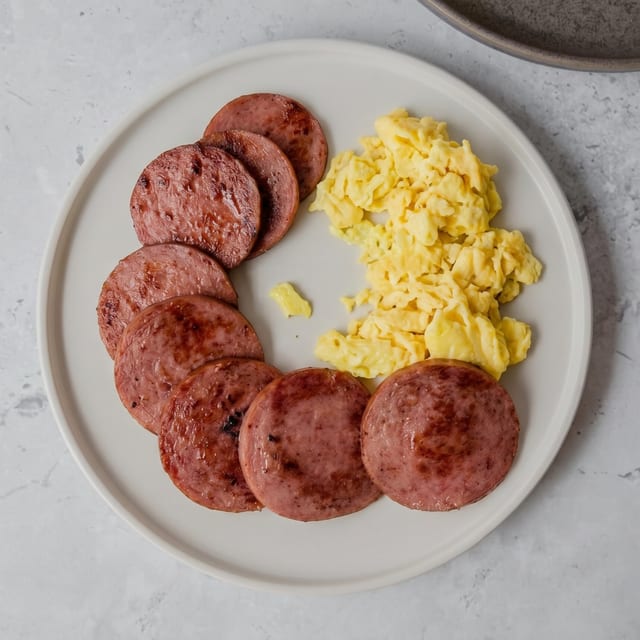Salami & Eggs.